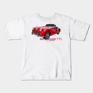 1957 Triumph TR3 Cabriolet Kids T-Shirt